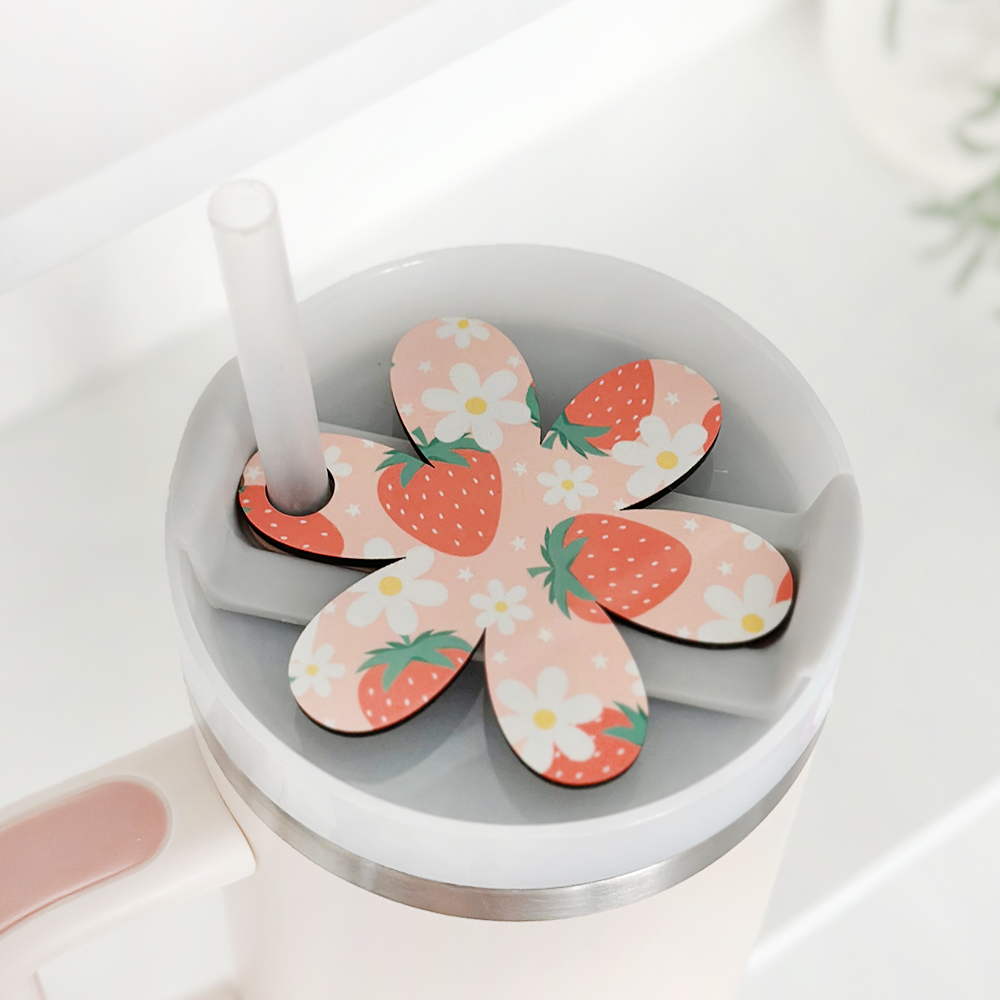 Personalised Flower Tumbler Topper