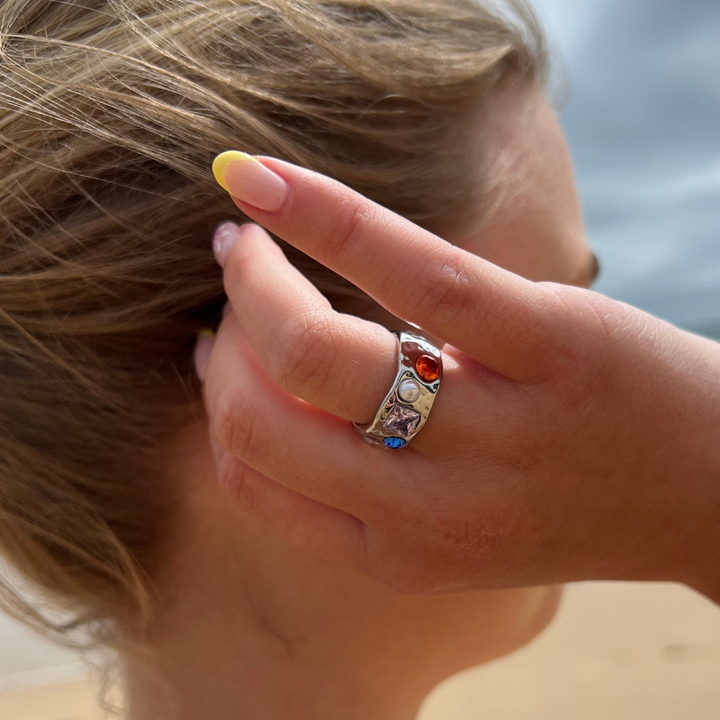 Balearic Bloom Ring