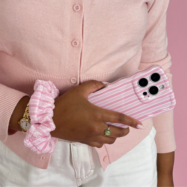 TOWEL Scrunchie - Powder Stripe