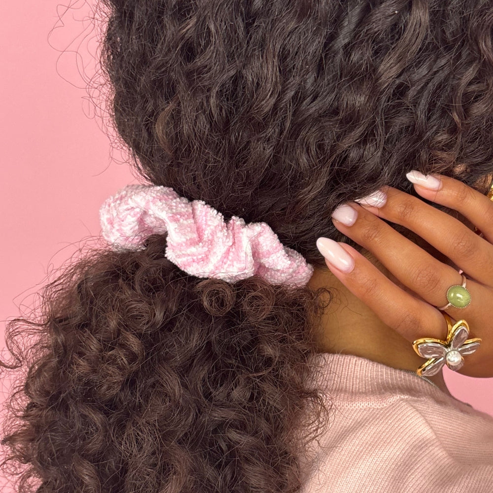 TOWEL Scrunchie - Powder Stripe