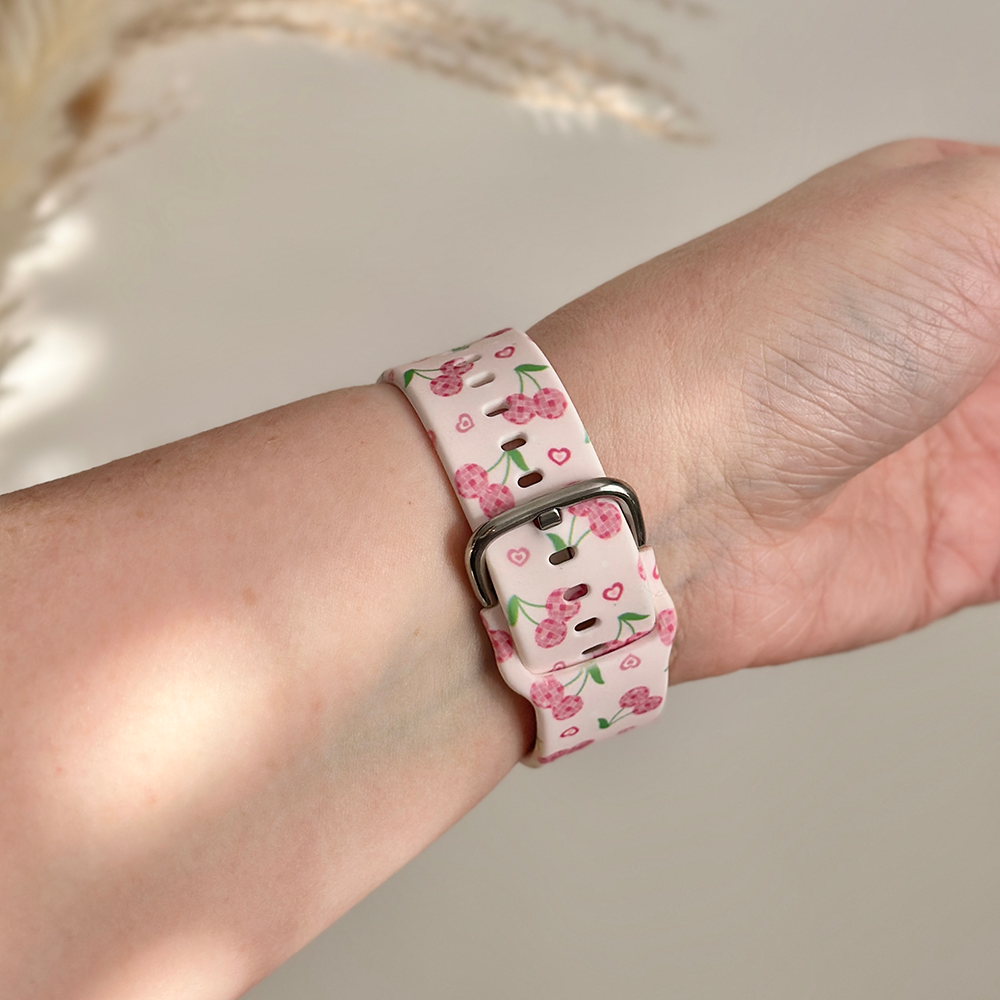 Fitbit Strap - Disco Cherries