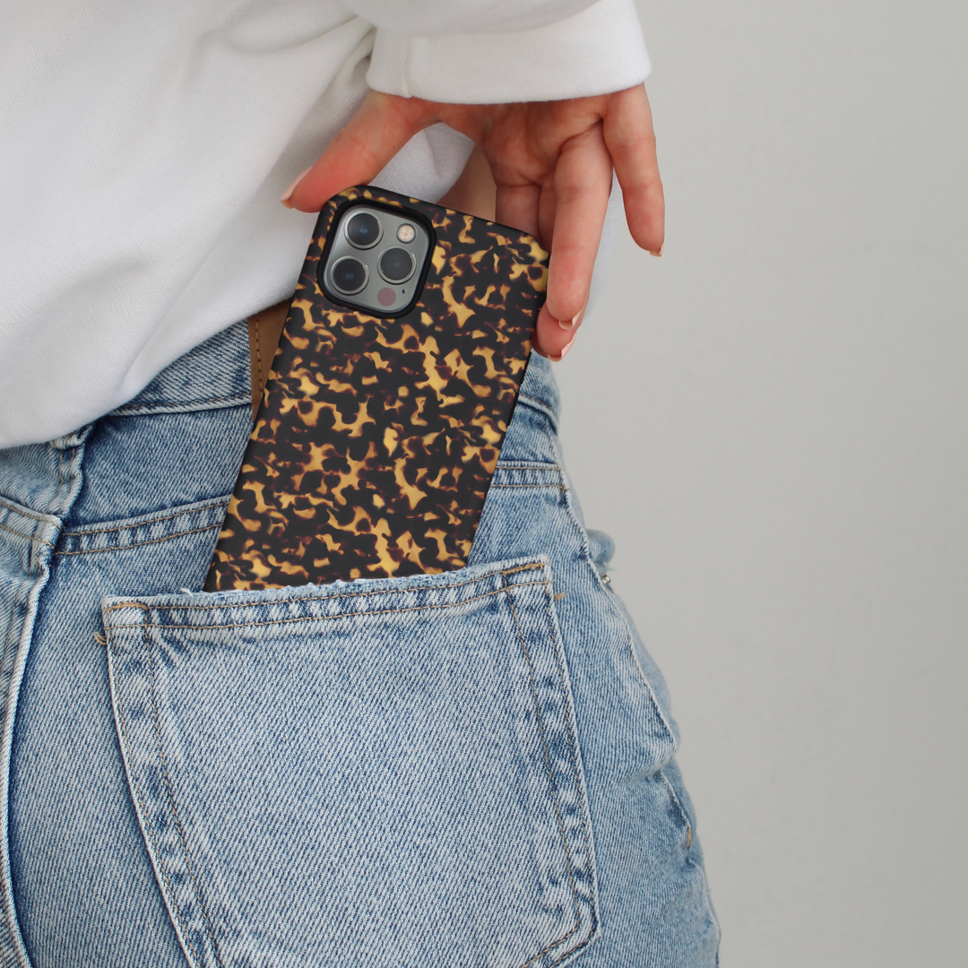 Tough Phone Case - Chic Tortoiseshell
