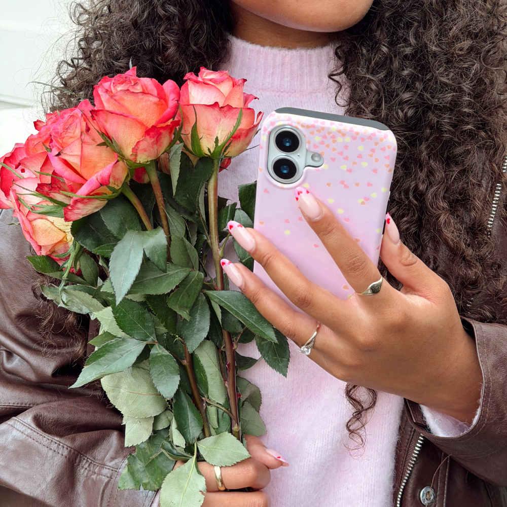 Tough Phone Case - Confetti Hearts