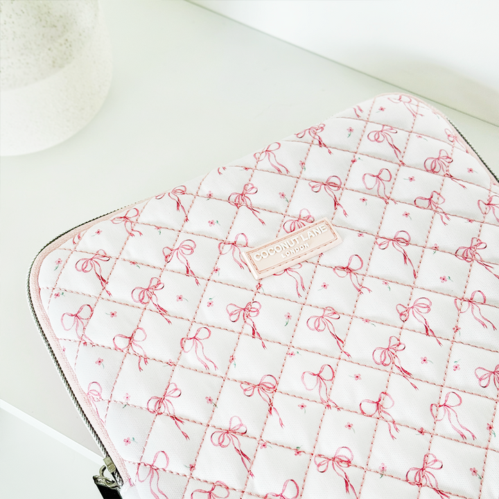 Quilted Dainty Bows iPad Sleeve