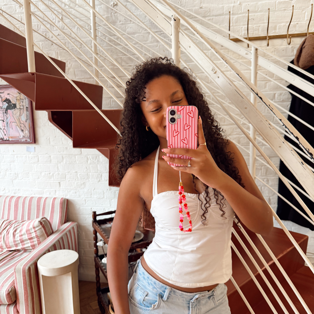 Kissing booth phone case pink and girly