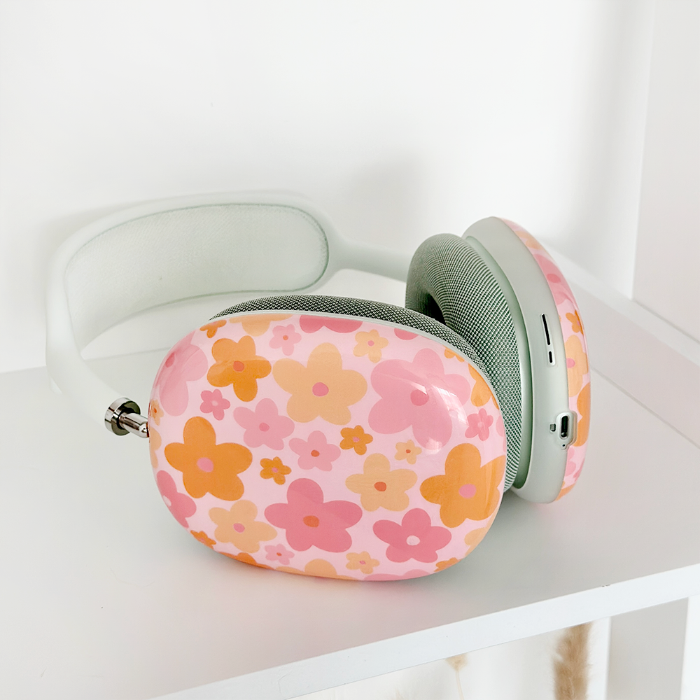AirPods Max Case - Pink & Orange Bloom
