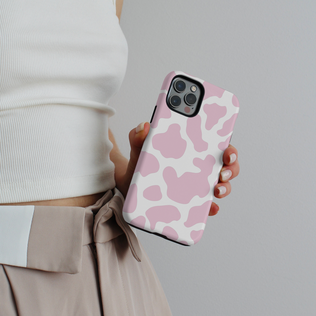 Tough Phone Case - Pink Cow