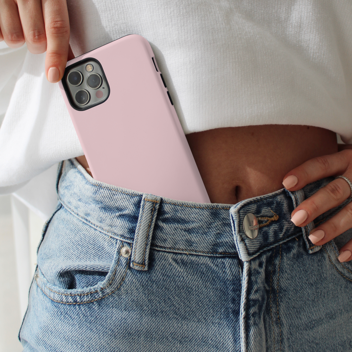 Tough Phone Case - NAKD Peony Pink