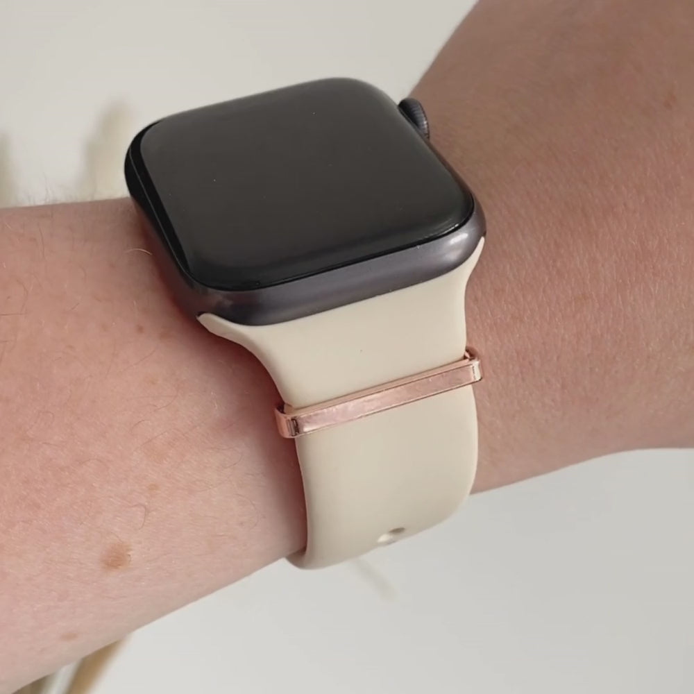 Watch Strap Charm - Rose Gold Bar