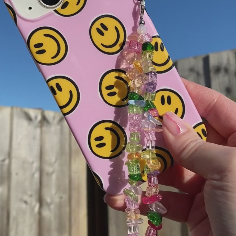 Crystal Phone Strap - Vibrant Summer