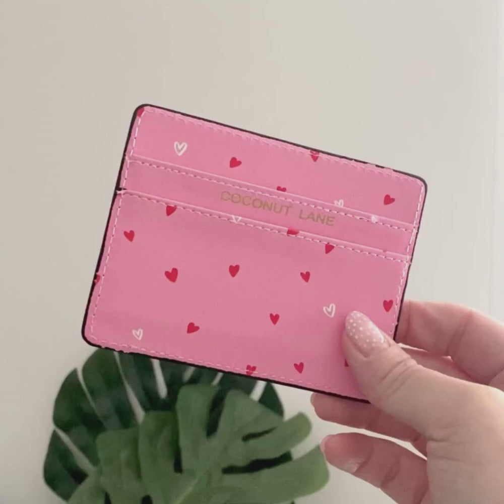 Cute Hearts Card Holder