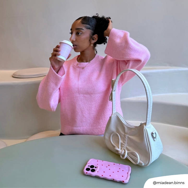 Wavy Phone Case - Cute Hearts