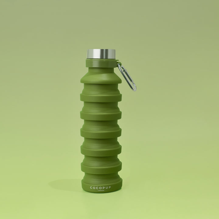 Collapsible Water Bottle by Cocopup - Khaki