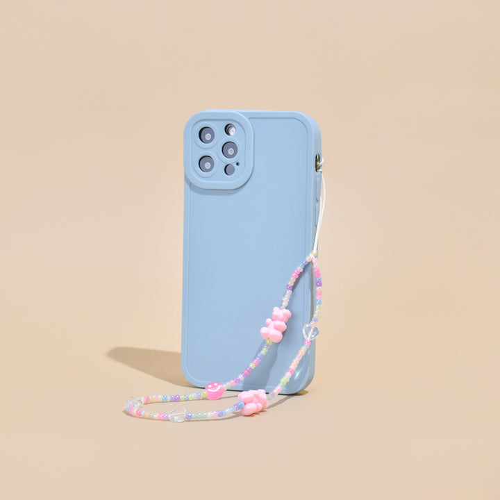 Beaded Phone Strap - Pastel Bears