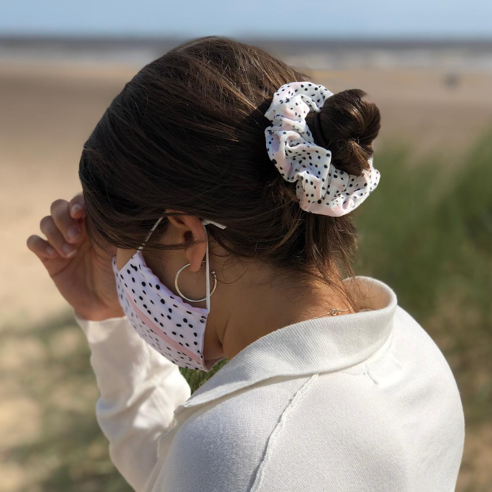 Dalmatian Scrunchie