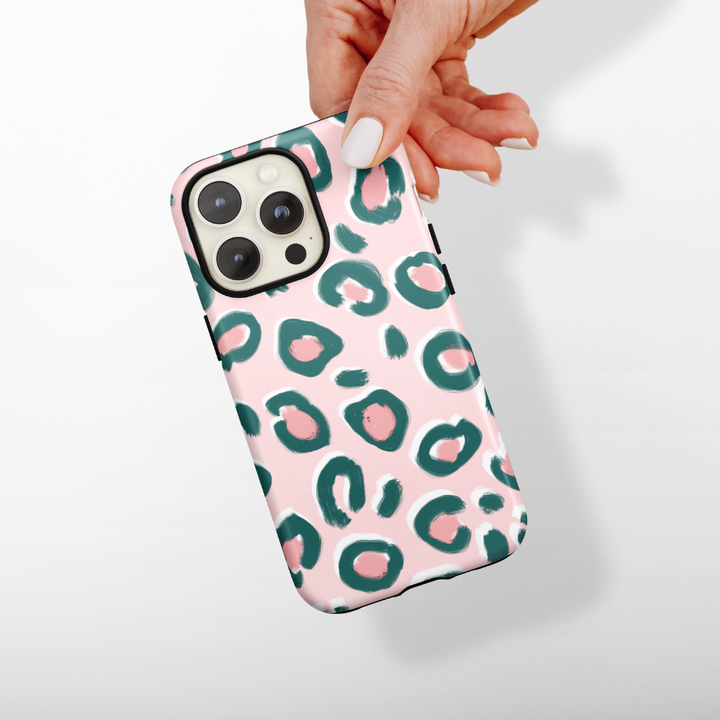 Tough MagSafe® Phone Case - Pink Leopard